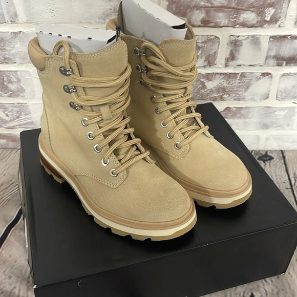 Sorel Lennox lace up boots womens size 6.5 - Picture 1 of 6